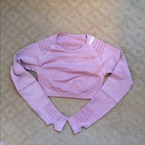 Gymshark seamless energy long sleeve crop top